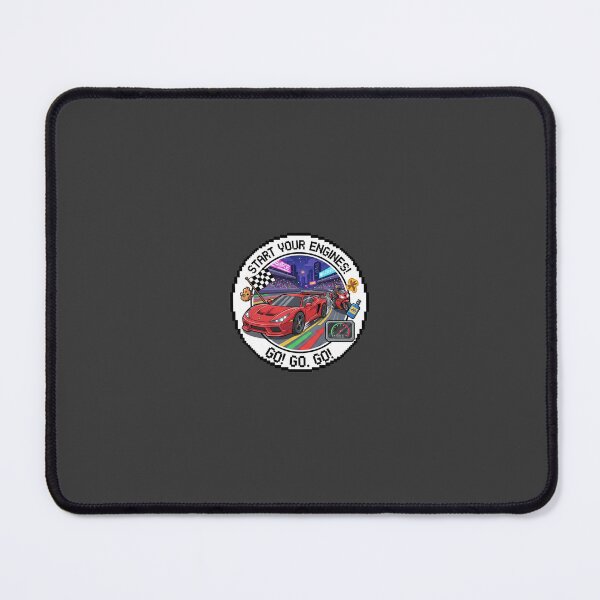 Item preview, Start Your Engines Go Go Go - Night Race Pixel Art designed and sold by X2Two0O6SiX.