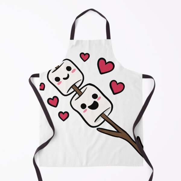 Item preview, Cute Kawaii Marshmallows on a Stick - Sweet Love Hearts designed and sold by LYAN-STORE.