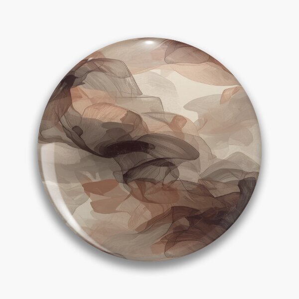 Item preview, Abstract Veil of Shadows Pattern in Pastel Ash and Taupe designed and sold by mari0n980.