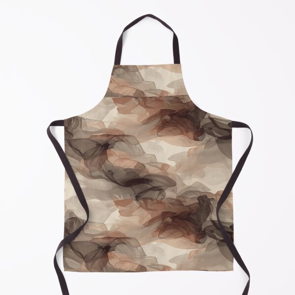 Item preview, Abstract Veil of Shadows Pattern in Pastel Ash and Taupe designed and sold by mari0n980.