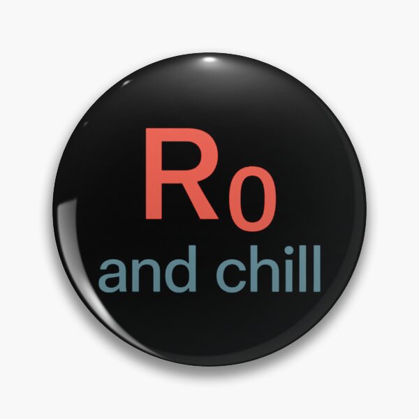 Item preview, R0 and Chill Funny Epidemiology Science Design designed and sold by Virelo.