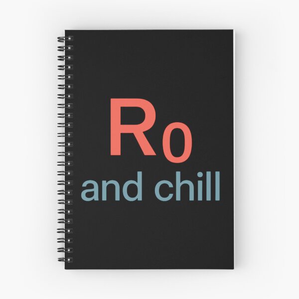 Item preview, R0 and Chill Funny Epidemiology Science Design designed and sold by Virelo.