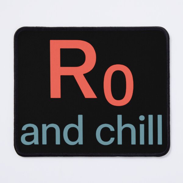 Item preview, R0 and Chill Funny Epidemiology Science Design designed and sold by Virelo.