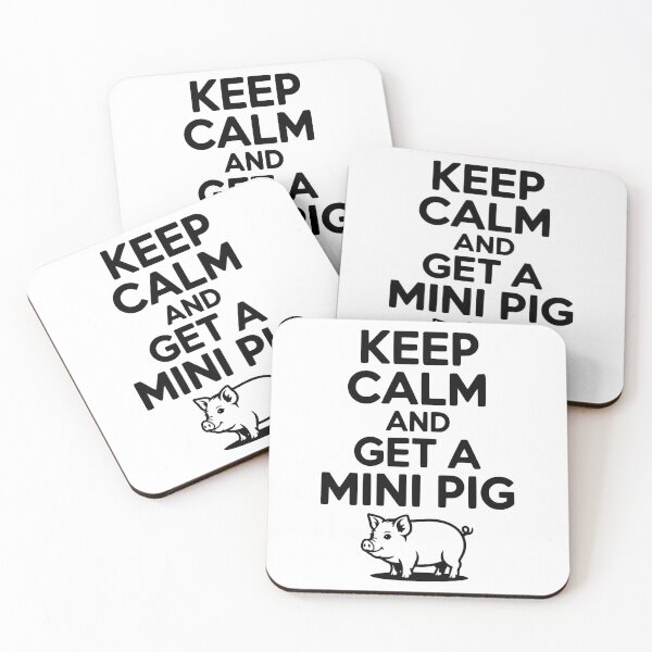 Item preview, Keep Calm and a Mini Pig designed and sold by Frank Ring.
