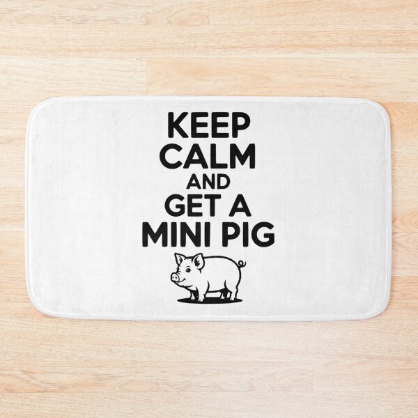 Item preview, Keep Calm and a Mini Pig designed and sold by Frank Ring.