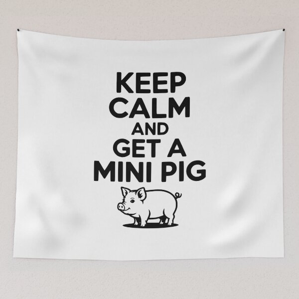 Item preview, Keep Calm and a Mini Pig designed and sold by Frank Ring.
