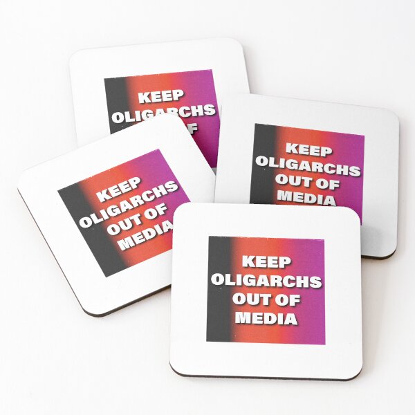 Item preview, Keep Oligarchs Out of Media designed and sold by joshferatu.