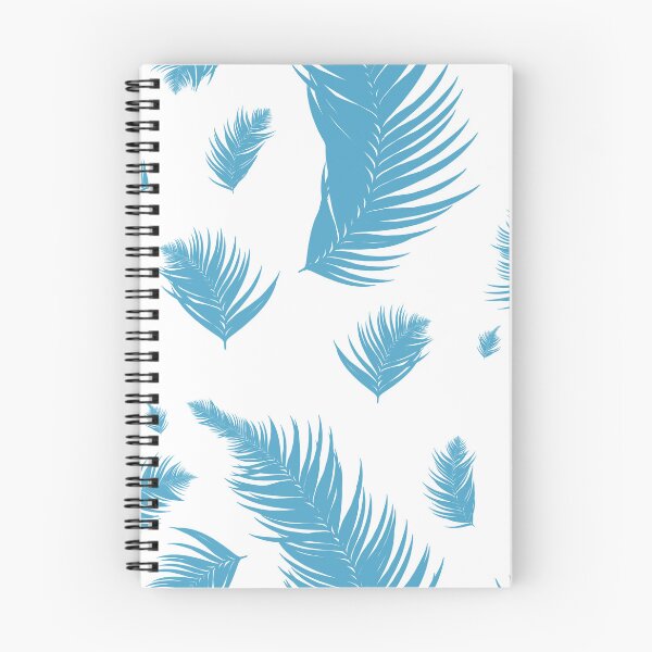 Item preview, Tropical Blue Feathers Seamless Pattern - Elegant Minimalist Design designed and sold by LYAN-STORE.