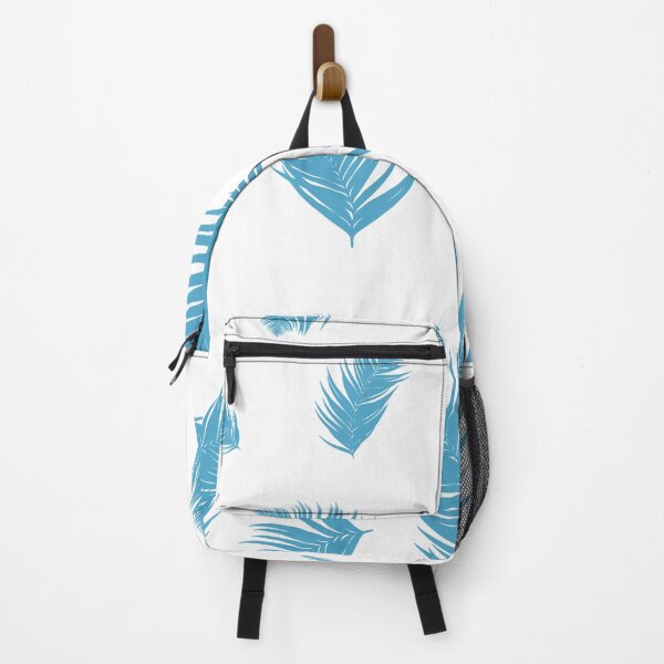 Item preview, Tropical Blue Feathers Seamless Pattern - Elegant Minimalist Design designed and sold by LYAN-STORE.