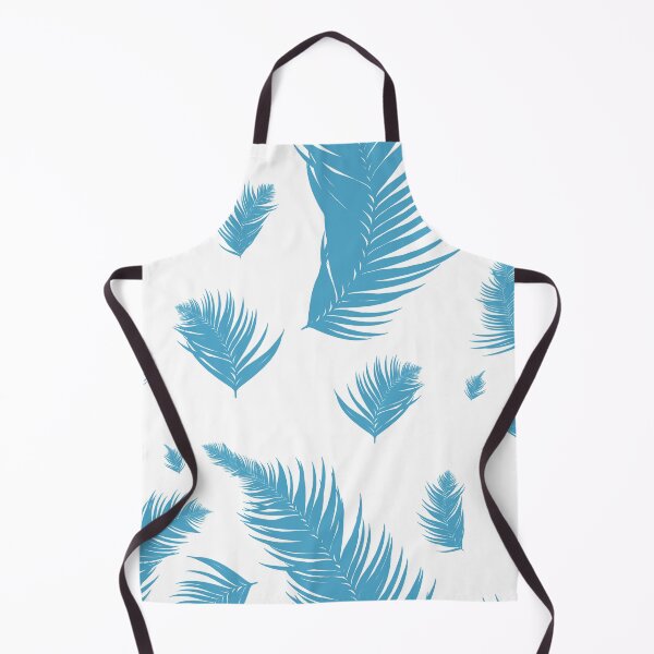 Item preview, Tropical Blue Feathers Seamless Pattern - Elegant Minimalist Design designed and sold by LYAN-STORE.