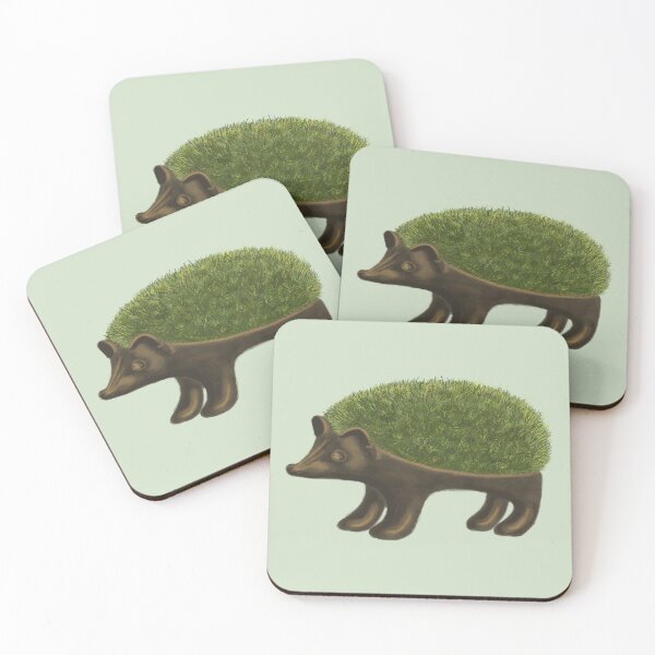 Item preview, Flower pot Hedgehog with grass designed and sold by Maria Monid.