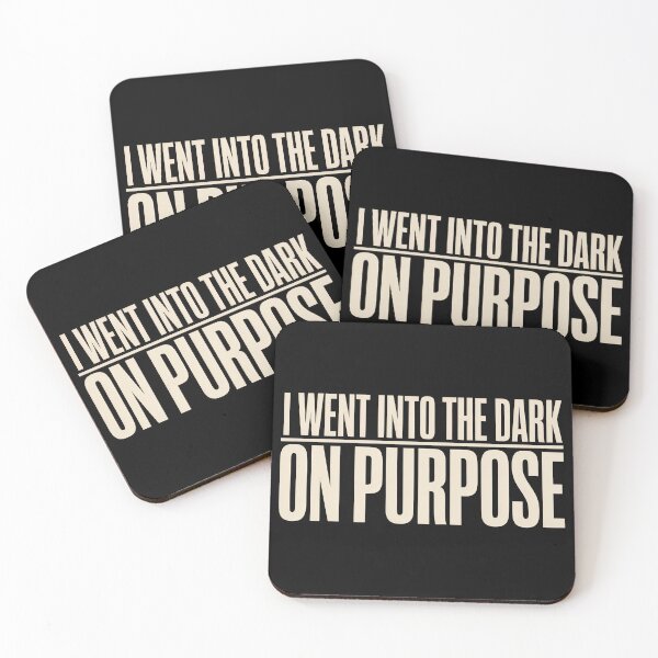 Item preview, I Went Into the Dark on Purpose – Dark Quote Shirt designed and sold by dbNIGHT.