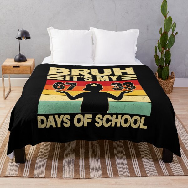 Item preview, BRUH IT’S MY 67+33 DAYS OF SCHOOL Funny 100th Day Meme  designed and sold by gladysenglish.