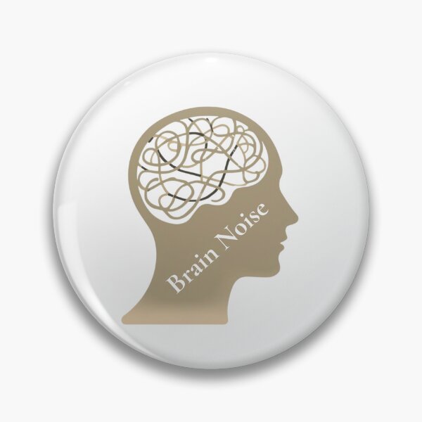 Item preview, Brain Noise Minimal Neurodivergent Illustration designed and sold by CreatedbyKandJ.