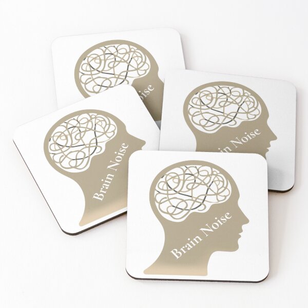 Item preview, Brain Noise Minimal Neurodivergent Illustration designed and sold by CreatedbyKandJ.