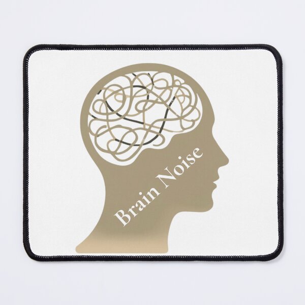 Item preview, Brain Noise Minimal Neurodivergent Illustration designed and sold by CreatedbyKandJ.