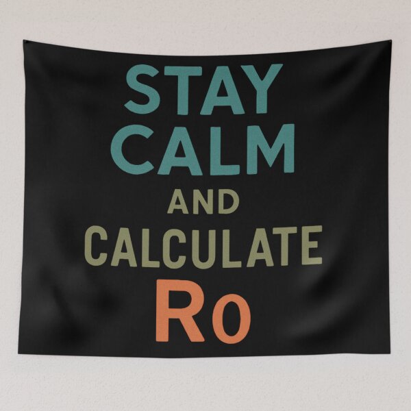 Item preview, Stay Calm And Calculate R0 designed and sold by Virelo.