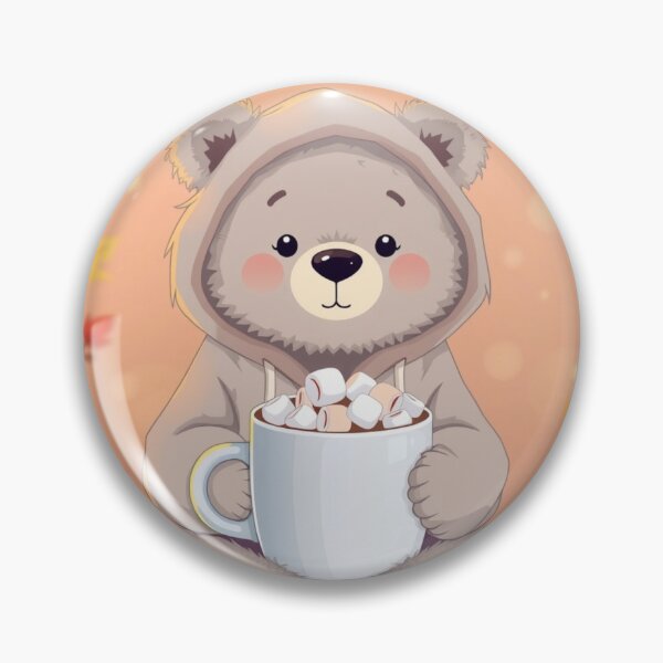 Item preview, Cute Bear Drinking Hot Chocolate T-Shirt | Cozy Fall Aesthetic Tee designed and sold by ArmaanArts.