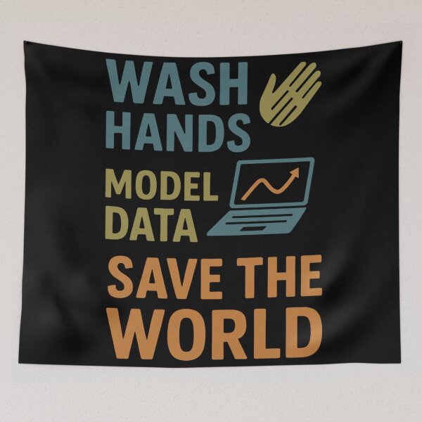 Item preview, Wash Hands Model Data Save The World designed and sold by Virelo.