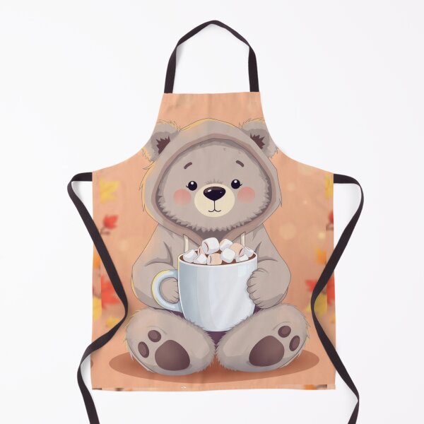 Item preview, Cute Bear Drinking Hot Chocolate T-Shirt | Cozy Fall Aesthetic Tee designed and sold by ArmaanArts.