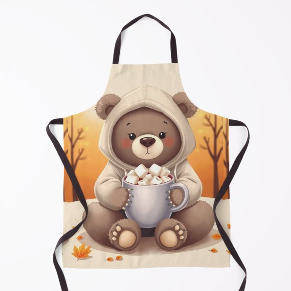 Item preview, Adorable Bear with Hot Cocoa T-Shirt | Cozy Autumn Animal Graphic Tee designed and sold by ArmaanArts.