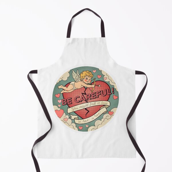 Item preview, Be Careful – Retro Love Warning Design designed and sold by tviyluv.
