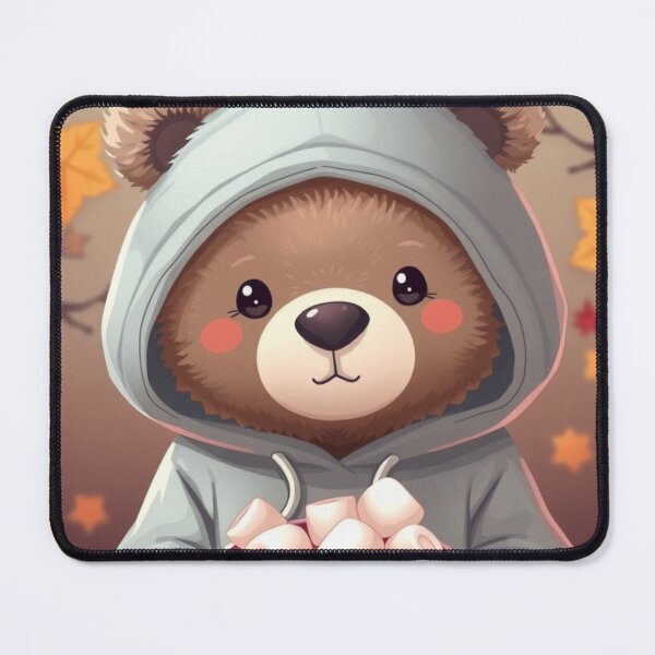 Item preview, Cute Cozy Bear Hoodie T-Shirt | Autumn Hot Chocolate Bear Illustration Tee designed and sold by ArmaanArts.
