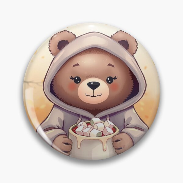 Item preview, Cozy Bear Hot Cocoa T-Shirt | Cute Bear with Marshmallows | Autumn Comfort Aesthetic Tee designed and sold by ArmaanArts.
