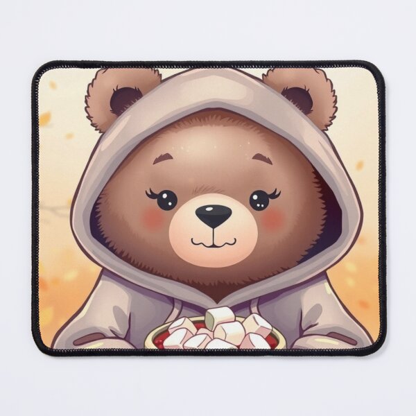 Item preview, Cozy Bear Hot Cocoa T-Shirt | Cute Bear with Marshmallows | Autumn Comfort Aesthetic Tee designed and sold by ArmaanArts.