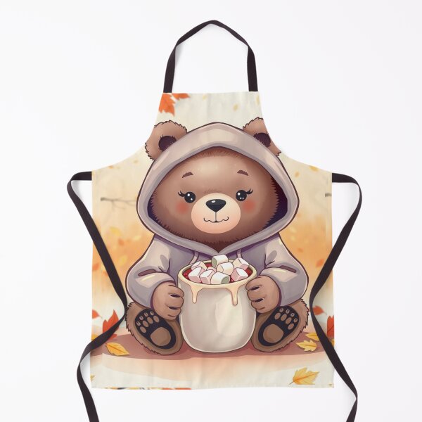 Item preview, Cozy Bear Hot Cocoa T-Shirt | Cute Bear with Marshmallows | Autumn Comfort Aesthetic Tee designed and sold by ArmaanArts.
