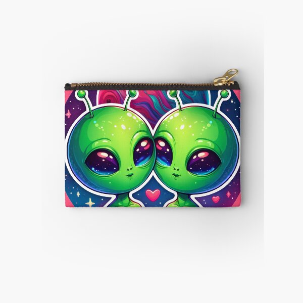 Item preview, Galactic Love - Cute Exoplanet Alien Lovers designed and sold by FriskyLemur.