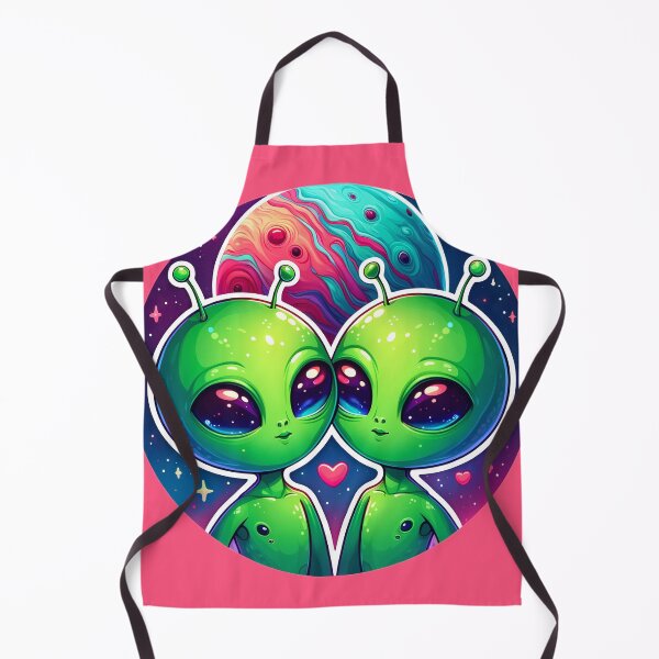 Item preview, Galactic Love - Cute Exoplanet Alien Lovers designed and sold by FriskyLemur.