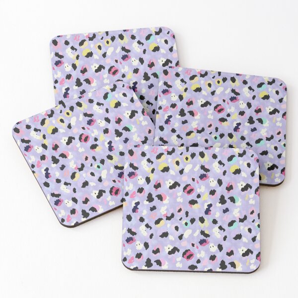 Item preview, LEOPARD Rainbow Lavender Purple Pattern designed and sold by S-M-P-A.