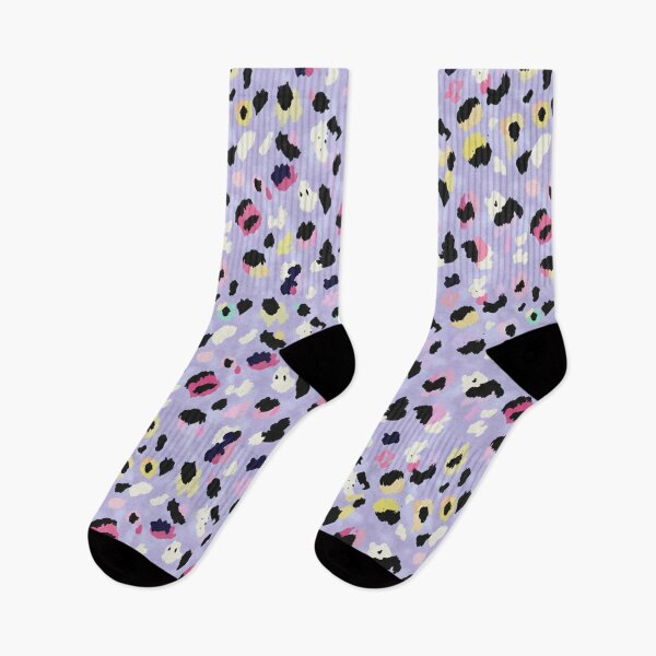 Item preview, LEOPARD Rainbow Lavender Purple Pattern designed and sold by S-M-P-A.