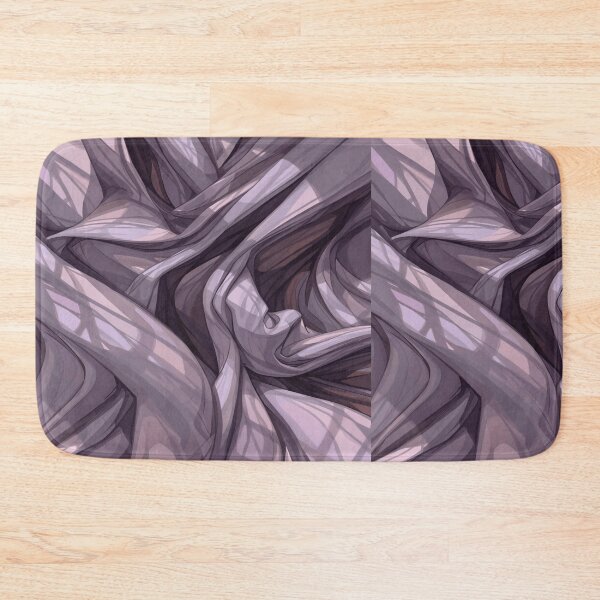 Item preview, Flowing Drapery Shadow Pattern in Dusty Lavender and Gray designed and sold by mari0n980.