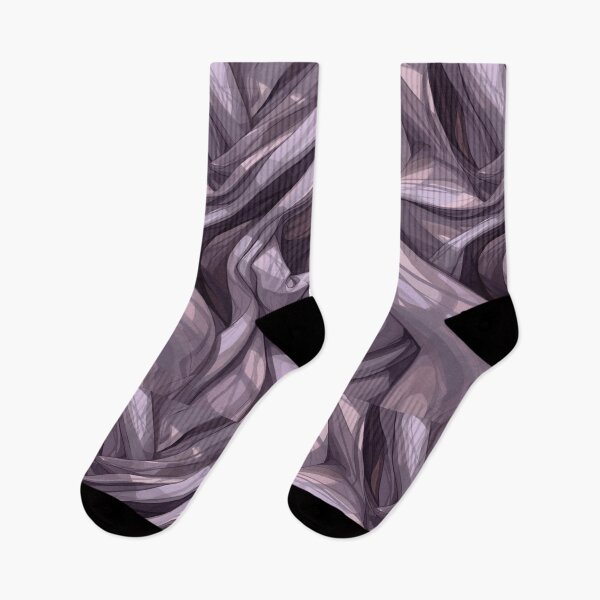 Item preview, Flowing Drapery Shadow Pattern in Dusty Lavender and Gray designed and sold by mari0n980.