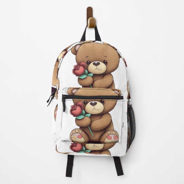 Item preview, Cute Teddy Bear Holding Red Rose – Rose Day Teddy Day Valentine’s Romantic Gift designed and sold by Aedition.