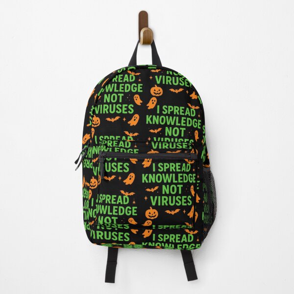 Item preview, I Spread Knowledge Not Viruses Gift On Halloween designed and sold by Virelo.