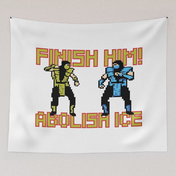 Item preview, Finish him! Abolish ice designed and sold by remerasnerdas.
