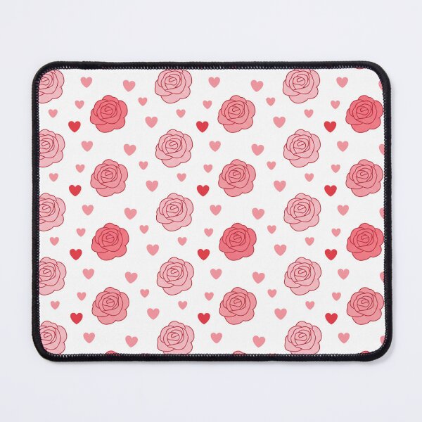 Item preview, Valentine Rose & Heart Seamless Pattern designed and sold by FashioonTrends.