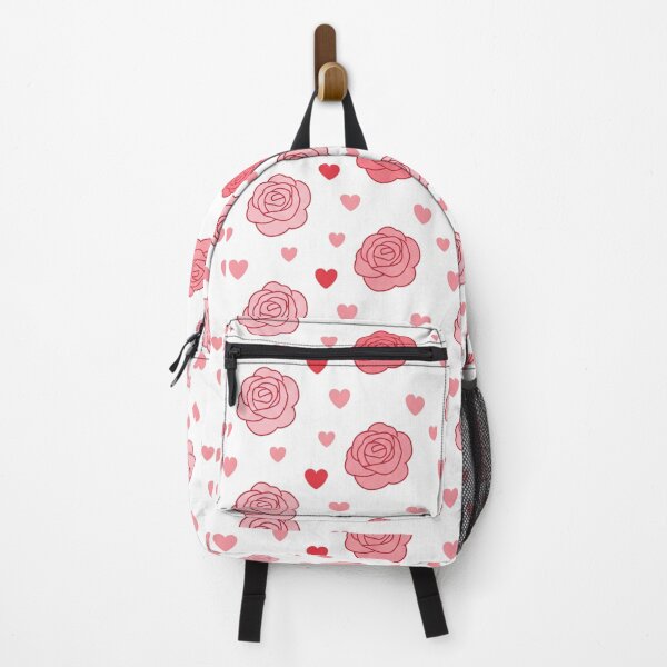 Item preview, Valentine Rose & Heart Seamless Pattern designed and sold by FashioonTrends.