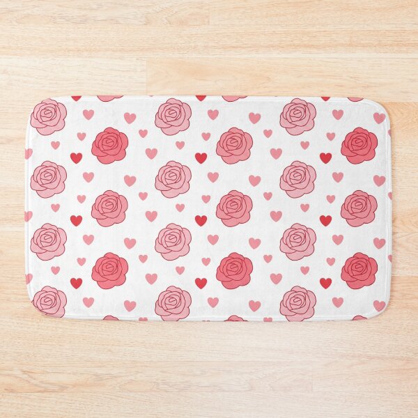 Item preview, Valentine Rose & Heart Seamless Pattern designed and sold by FashioonTrends.