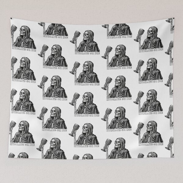 Item preview, Hydrate or Die Grim Reaper Drinking Water designed and sold by TeeARTHY.