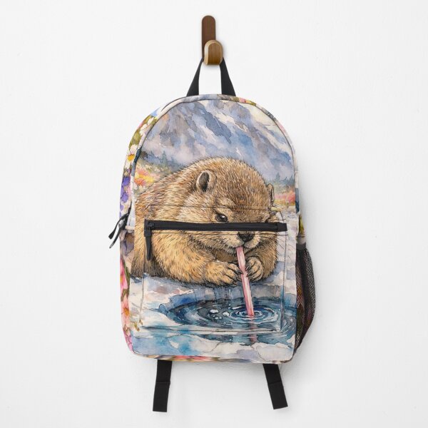 Item preview, Groundhog Sipping Through a Straw designed and sold by M-Y-A-R-T-.