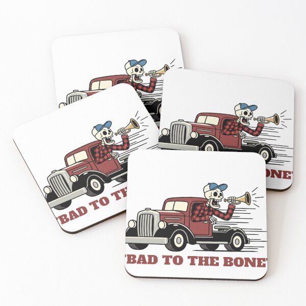 Item preview, Bad to the Bone - Vintage Skeleton Trucker designed and sold by STARLIGHTS.