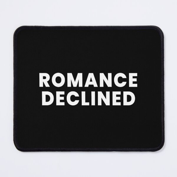 Item preview, Romance Declined – Anti Valentine Minimalist Typography designed and sold by Kewessthetic.