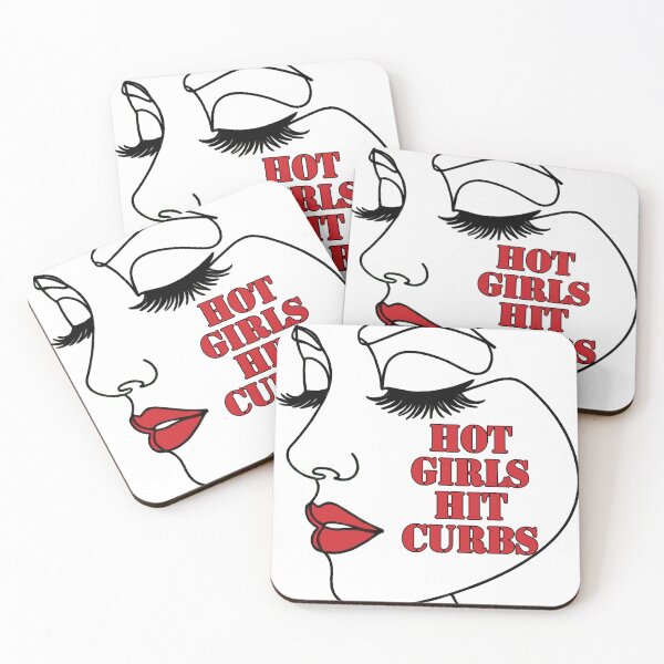 Item preview, Hot Girls Hit Curbs | Funny Bad Driver designed and sold by Tamer ⭐⭐⭐⭐⭐.