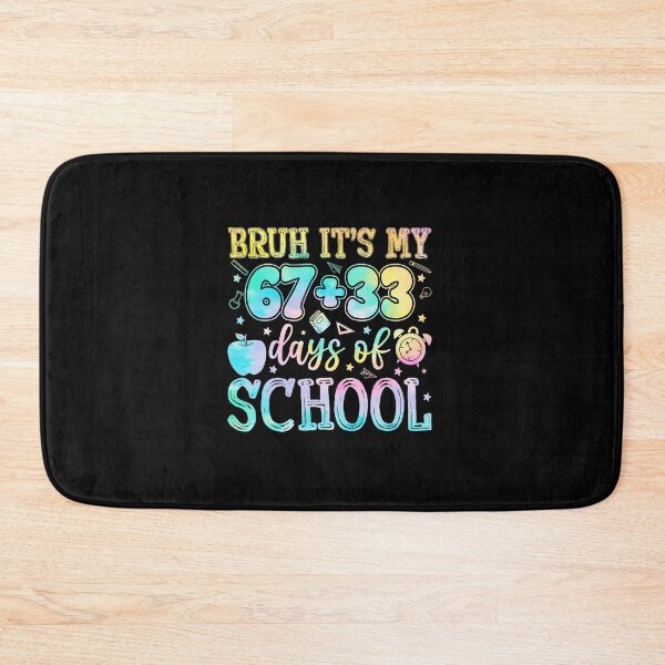 Item preview, BRUH IT’S MY 67+33 DAYS OF SCHOOL Funny 100th Day Smarter designed and sold by gladysenglish.