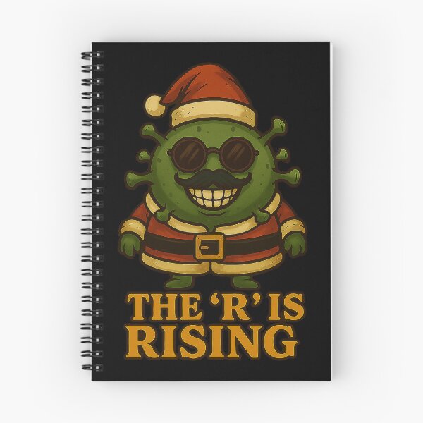 Item preview, The R Is Rising Christmas Gift For Epidemiologist designed and sold by Virelo.