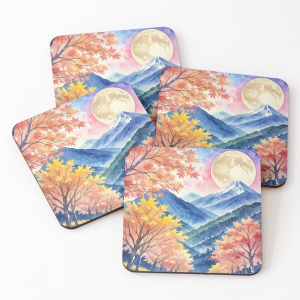 Item preview, Moonlit Momiji designed and sold by Jagamusubi.